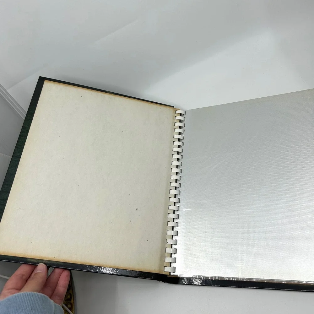 Vintage Swan Bird Babies Paper Photo Album 70s Keepsake Gifting Cottagecore